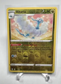 Altaria 106/203 Reverse Holo Evolving Skies Pokemon Card LP - Image 1