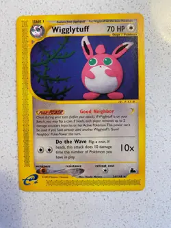 Pokemon Card TCG Wigglytuff Skyridge 34/144 - Non Holo Rare 2003 - Image 1