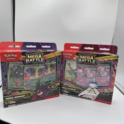 Lot of 2 Pokemon TCG Mega Battle Deck Mega Gengar IR Promo Card Mega Diancie New - Image 1