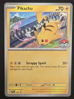 Pikachu 190 Sv: Scarlet & Violet Promo Cards Regular NM - Image 1