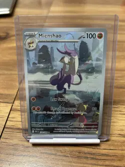 Pokemon TCG White Flare Mienshao Full Art Illustration Card 134/086 - Image 1