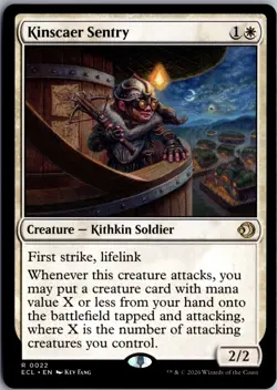 Kinscaer Sentry R Lorwyn Eclipsed 22 NM Magic - Image 1