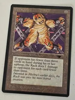 Magic the Gathering MTG Antiquities The Rack NM (Beta Bob) - Image 1