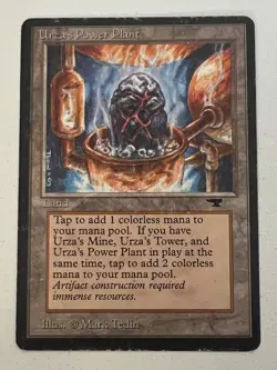 Magic the Gathering MTG Antiquities Urza's Power Plant (ROCK) MP (Beta Bob) - Image 1