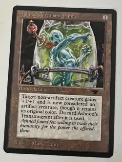 Magic the Gathering MTG Antiquities Ashnod's Transmogrant NM- (Beta Bob) - Image 1