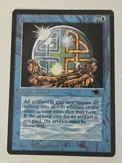 Magic the Gathering MTG Antiquities Energy Flux NM (Beta Bob) - Image 1