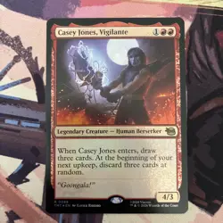 Casey Jones, Vigilante Foil - TMNT / Ninja Turtles - Magic the Gathering MTG - Image 2
