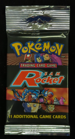HEAVY Pokemon Team Rocket Rack Pack Foil Pack 1999-2000 20.7 Grams - Image 1