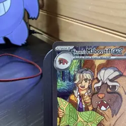 Pokemon TCG -Arven's Mabosstiff EX 235/182 SIR SV: Destined Rivals - Image 3