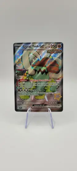 Pokemon TCG: Great Tusk ex 072 (Paldean Fates Stamped) - NM - Image 1