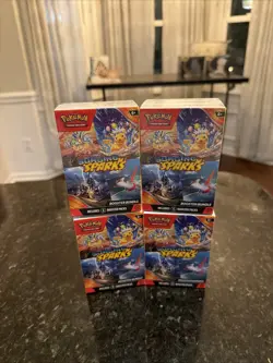 Pokemon Surging Sparks Booster Bundle Factory Sealed (x4) - Image 1