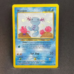 Wooper 71/75 Common Neo Discovery Pokemon Lightly Played - Image 1