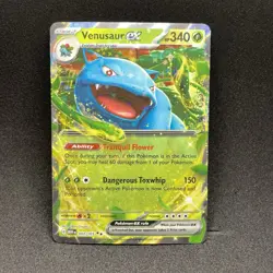 Pokemon TCG Venusaur ex 003/165 Double Rare - Scarlet & Violet 151 - NM - Image 1