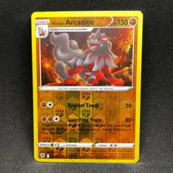 Hisuian Arcanine 071/189 Rare Astral Radiance Pokemon Reverse Holo NM - Image 1