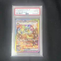 Pokemon Flareon ex 202/187 Sv8a Terastal Fest Ex SAR Holo Japanese PSA 10 - Image 1
