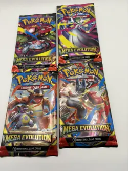 4 x Pokemon Mega Evolution Full Art Set New Sealed - Image 1