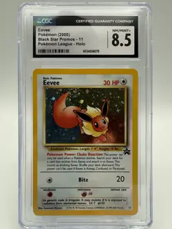 EeveePokemon (2000)Black Star Promos - 11Pokemon League - Holo - Image 1