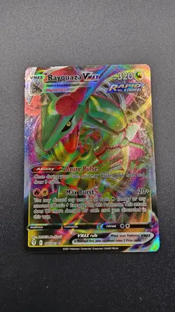• Rayquaza VMAX • 111/203 Ultra Rare SWSH07: Evolving Skies Pokemon - Image 1
