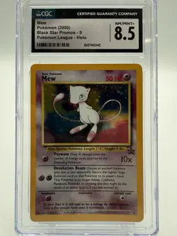 MewPokemon (2000)Black Star Promos - 9Pokemon League - Holo - Image 1