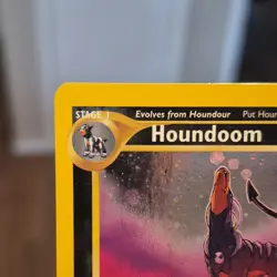 Pokemon Houndoom Holo Rare Neo Revelation 08/64 HP 70 Dark Flame Black Fang - Image 5