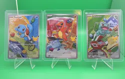 Pokemon 30th First Partner Promos Set Charmander Squirtle Bulbasaur 037 038 039 - Image 2