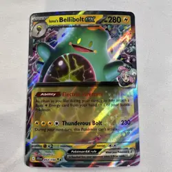 Pokemon TCG Iono's Bellibolt EX 53/159 Double Rare Journey Together NM - Image 1