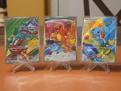 Pokemon First Partner Bulbasaur, Charmander, Squirtle MEP 037, 038, 039 NM - Image 1