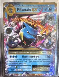 Pokemon M Blastoise EX 22/108 Ultra Rare Holo Evolutions Mega 220 HP - Image 1