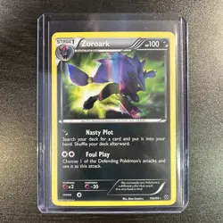 Pokemon Zoroark 102/99 Next Destinies Secret Rare Shiny Holo LP - Image 1