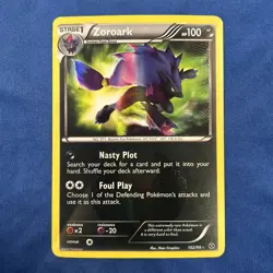 Pokemon Zoroark 102/99 Next Destinies Secret Rare Shiny Holo LP - Image 3