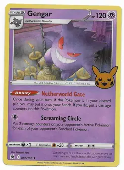 Pokemon Gengar F 066/196 TCG Trick Or Trade 2023 Holo - Image 1