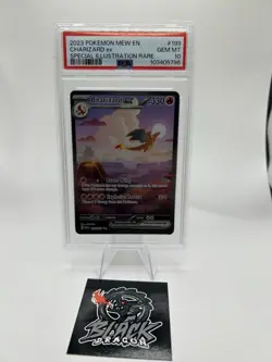 2023 POKEMON EN-151 SPECIAL ILLUSTRATION RARE #199 CHARIZARD EX PSA 10 - Image 2