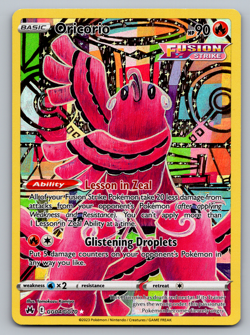 Oricorio Pokemon Crown Zenith Galarian Gallery GG04/GG70 Full Art Holo Rare NM - Image 1