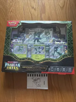 Pokemon Scarlet & Violet Paldean Fates Ex Premium Collection Meowscarada Box - Image 1