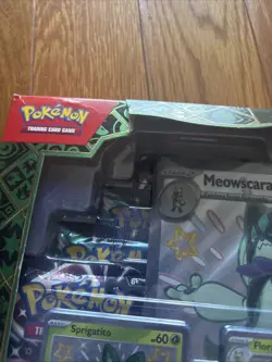 Pokemon Scarlet & Violet Paldean Fates Ex Premium Collection Meowscarada Box - Image 3