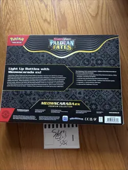 Pokemon Scarlet & Violet Paldean Fates Ex Premium Collection Meowscarada Box - Image 4