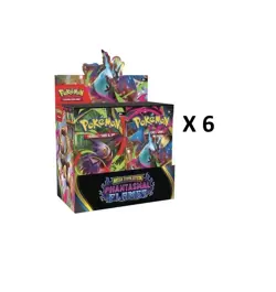 Pokemon Phantasmal Flames Booster Box ME02 Mega Evolutions CASE of 6 Sealed - Image 1