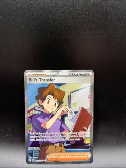 Pokemon TCG Bill's Transfer 194/165 Sv: Scarlet & Violet 151 Ultra Rare Full Art - Image 1