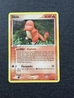 Pokemon Ditto (Charmander) EX Delta Species 61/113 Common - Image 1