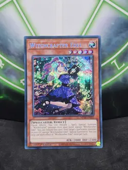 Yugioh Witchcrafter Edel MP20-EN222 Prismatic Secret Rare 1st Edition NM - Image 1