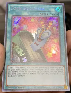 Yugioh Toon Bookmark BLCR-EN067 Secret Rare 1st Ed NM w/Tracking - Image 5