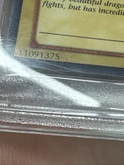 2003 Yugioh Magician Force Luster Dragon 1st Edition PSA 10 MFC-058 - Image 3