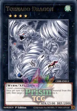 1st ed Tornado Dragon rare CRBR-EN013 Yugioh - Image 1