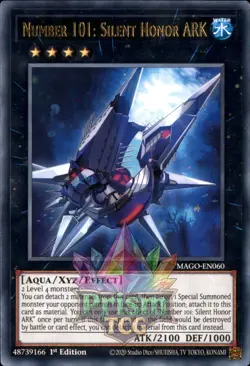 1st ed Number 101: Silent Honor ARK rare MAGO-EN060 Yugioh - Image 1