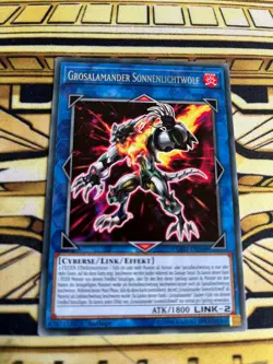 Yugioh Grosalamander Sonnenlichtwolf SAST-DE048 Rare - Image 1