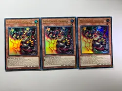 3 x Mimighoul Dragon MP25-EN235 Ultra Rare 1st Edition YuGiOh Playset NM - Image 1