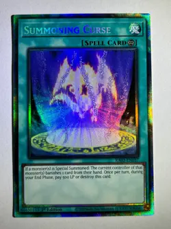 Summoning Curse RA03-EN057 Collector's Rare 1st Edition YuGiOh Card - Image 1