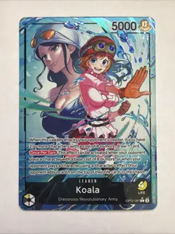 One Piece TCG Koala OP12-081 Alt Alternate Art Leader English - Image 1