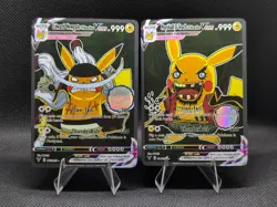 Pikachu Cosplay One Piece Edward Newgate, Marshall Teach Doujin ACG HOLO Card NM - Image 1