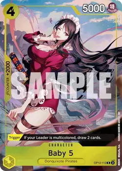 One Piece OP12-112 Baby 5 Premium Card Collection Promo MINT - Image 1